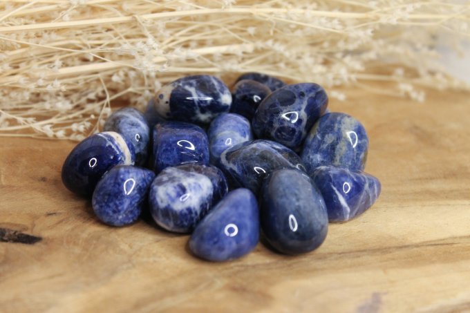 Pierre roulée Sodalite