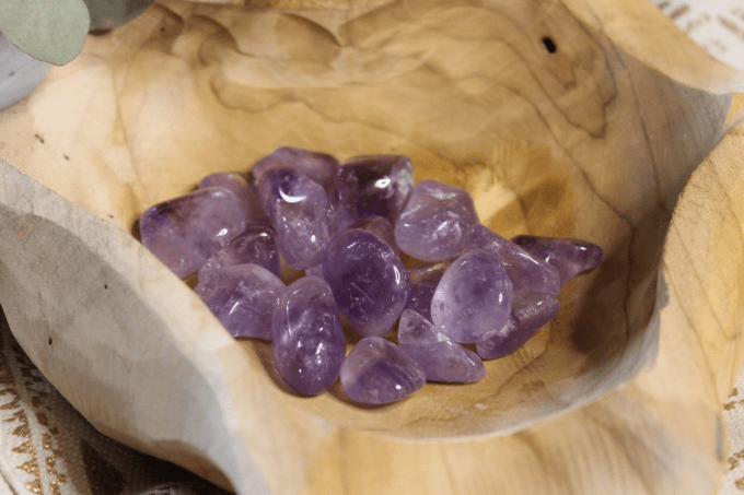 Pierre Roulée Améthyste