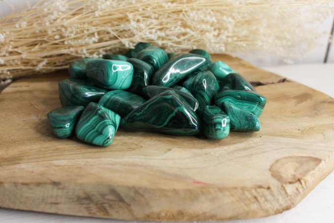 Pierre roulée Malachite