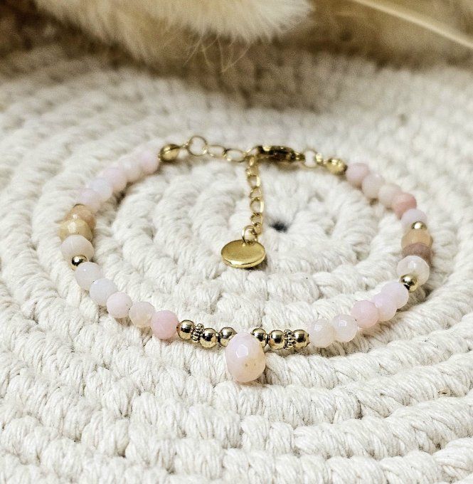 Bracelet Opale rose