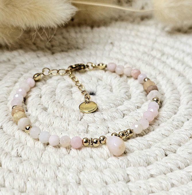 Bracelet Opale rose