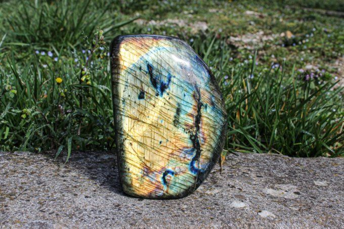 Bloc de Labradorite