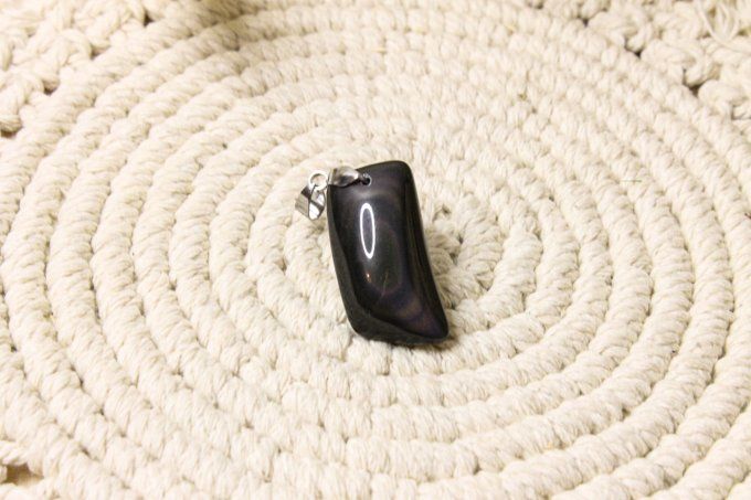 Pendentif Obsidienne Œil céleste