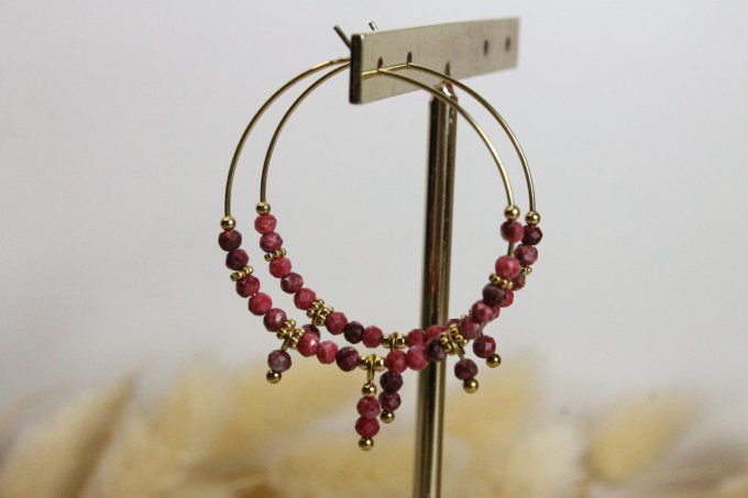 Boucles d'oreilles Thulite