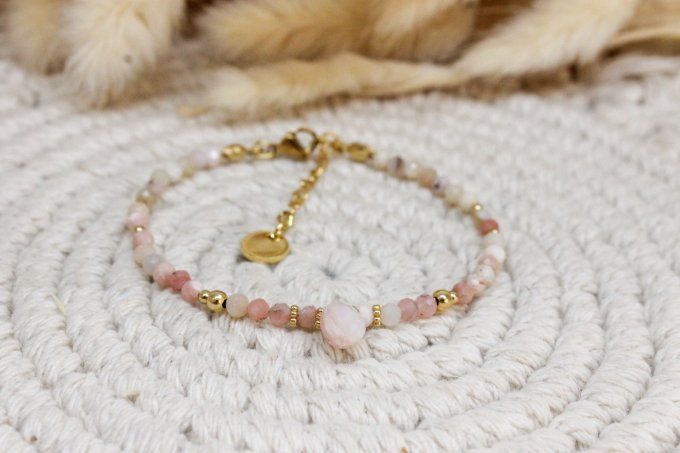 Bracelet Opale rose