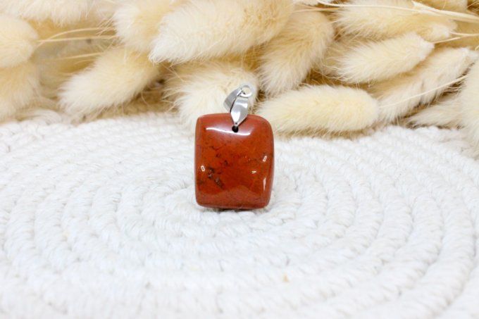 Pendentif Jaspe rouge 