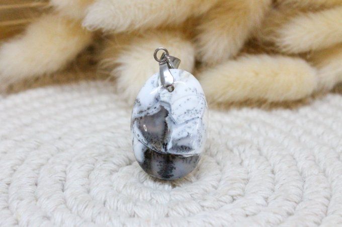 Pendentif Opale dendritique