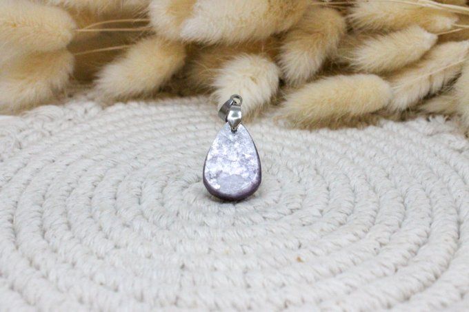 Pendentif Lépidolite gemme