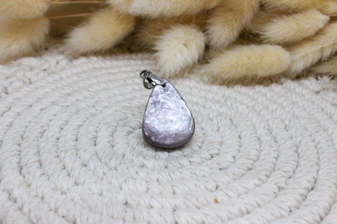 Pendentif Lépidolite gemme