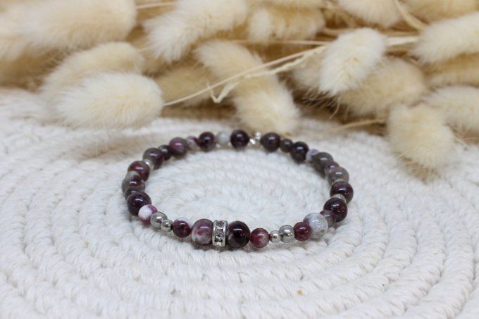 Bracelet Tourmaline rose