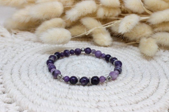 Bracelet Lépidolite