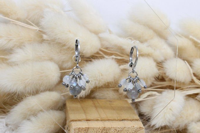 Créoles Labradorite