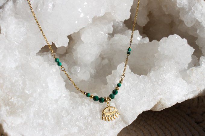 Collier Malachite