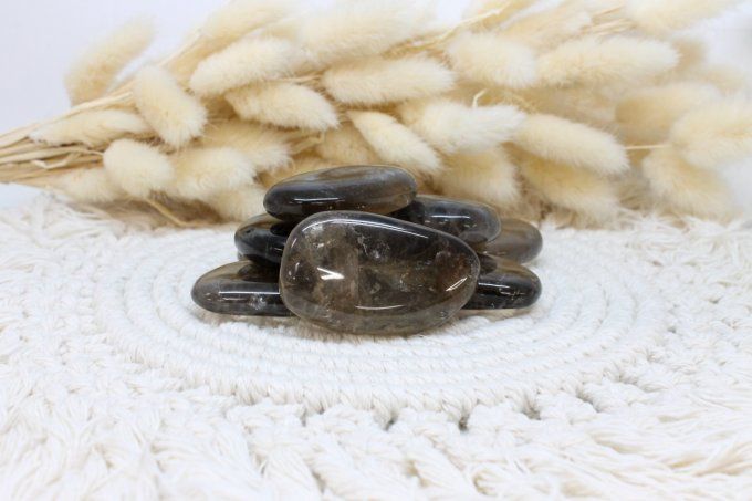 Galet Quartz fumé