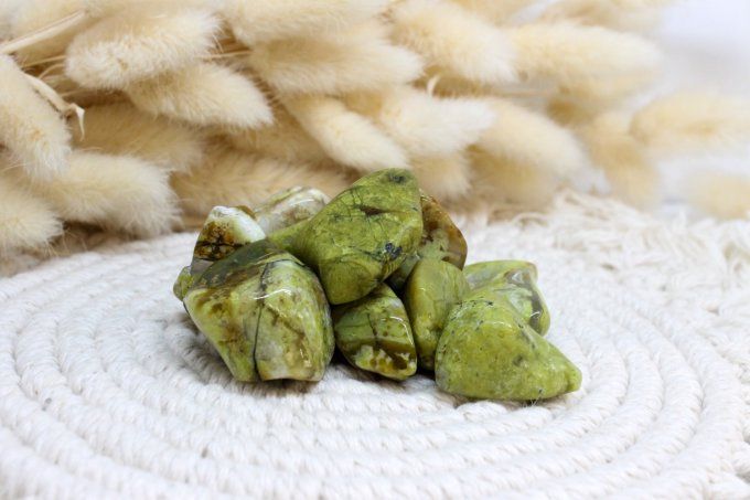 Pierre roulée Opale verte