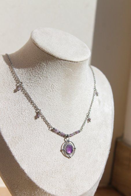 Collier Améthyste – Fluidité & Ouverture spirituelle